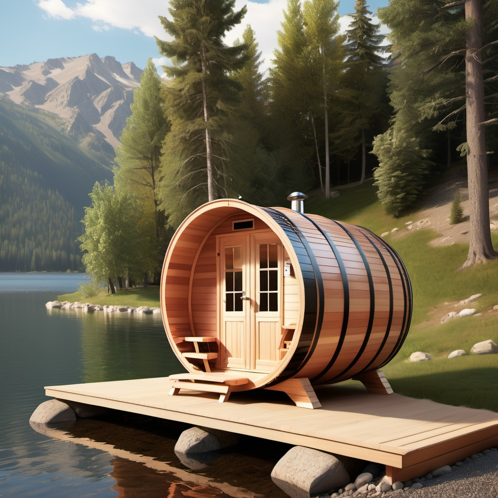 2-4 Person Barrel Sauna