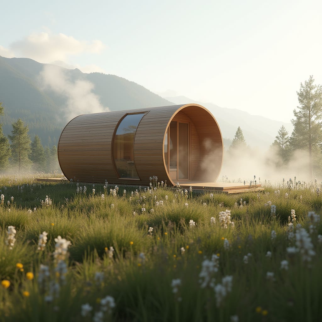 4-6 Person Barrel Sauna