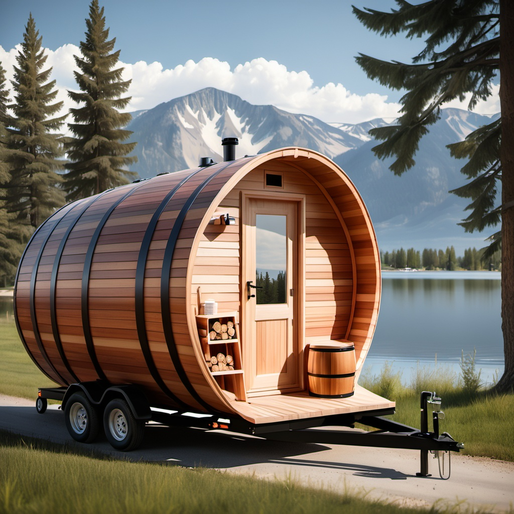 Mobile Sauna on Trailer